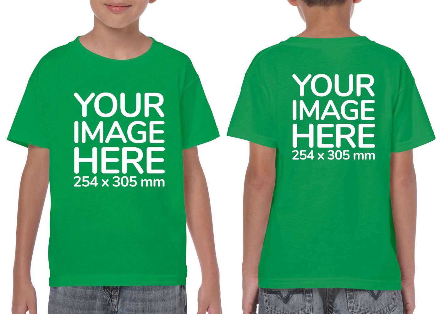 Children's T-Shirt - Front & Back - Image 3