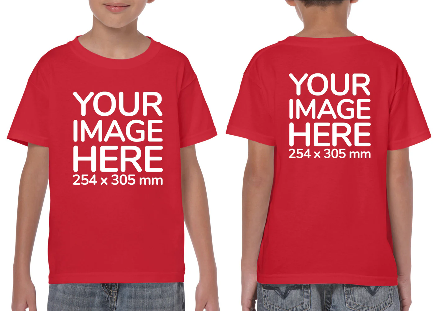Children's T-Shirt - Front & Back - Image 4