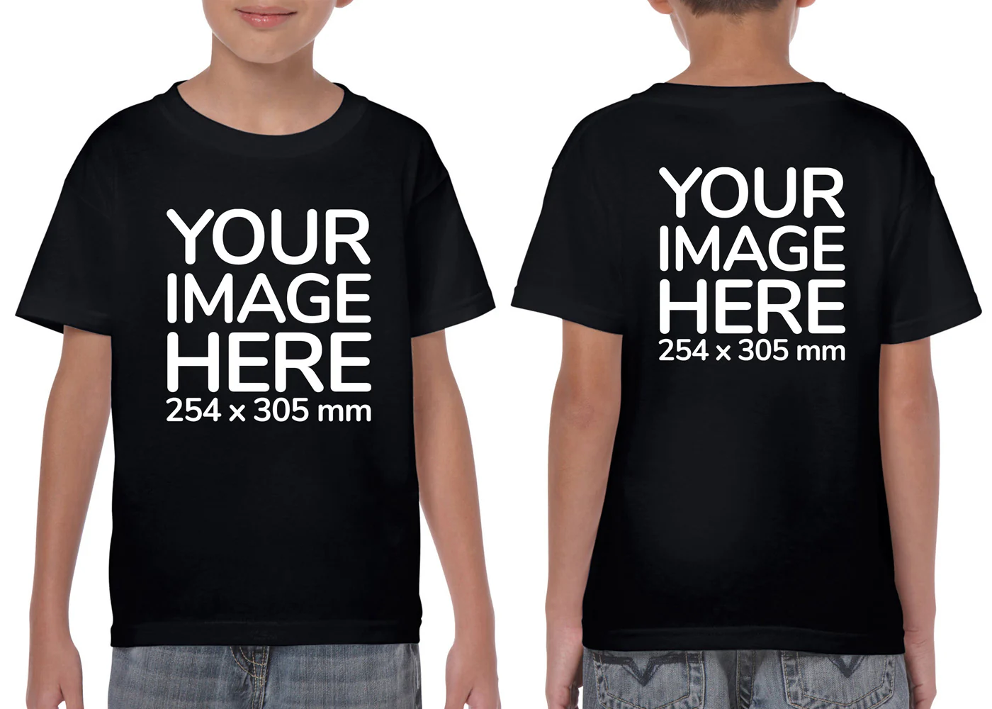 Children's T-Shirt - Front & Back - Image 7