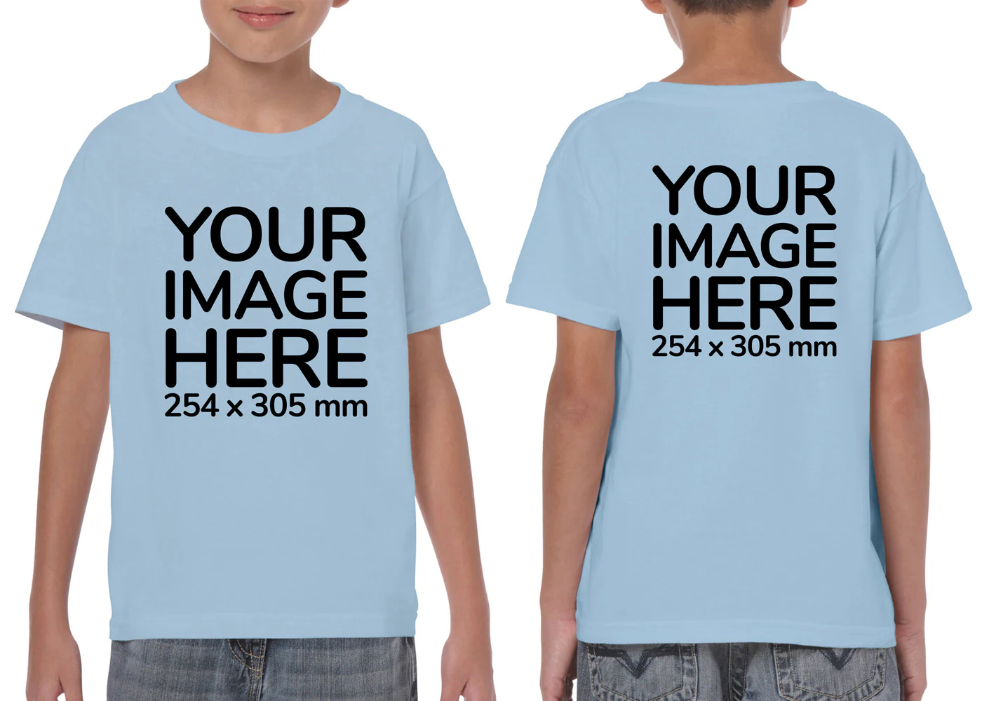Children's T-Shirt - Front & Back - Image 9